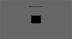 Desktop Screenshot of materialpress.com